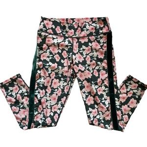 The Upside Side-Stripe Poppy-print Leggings, Size M